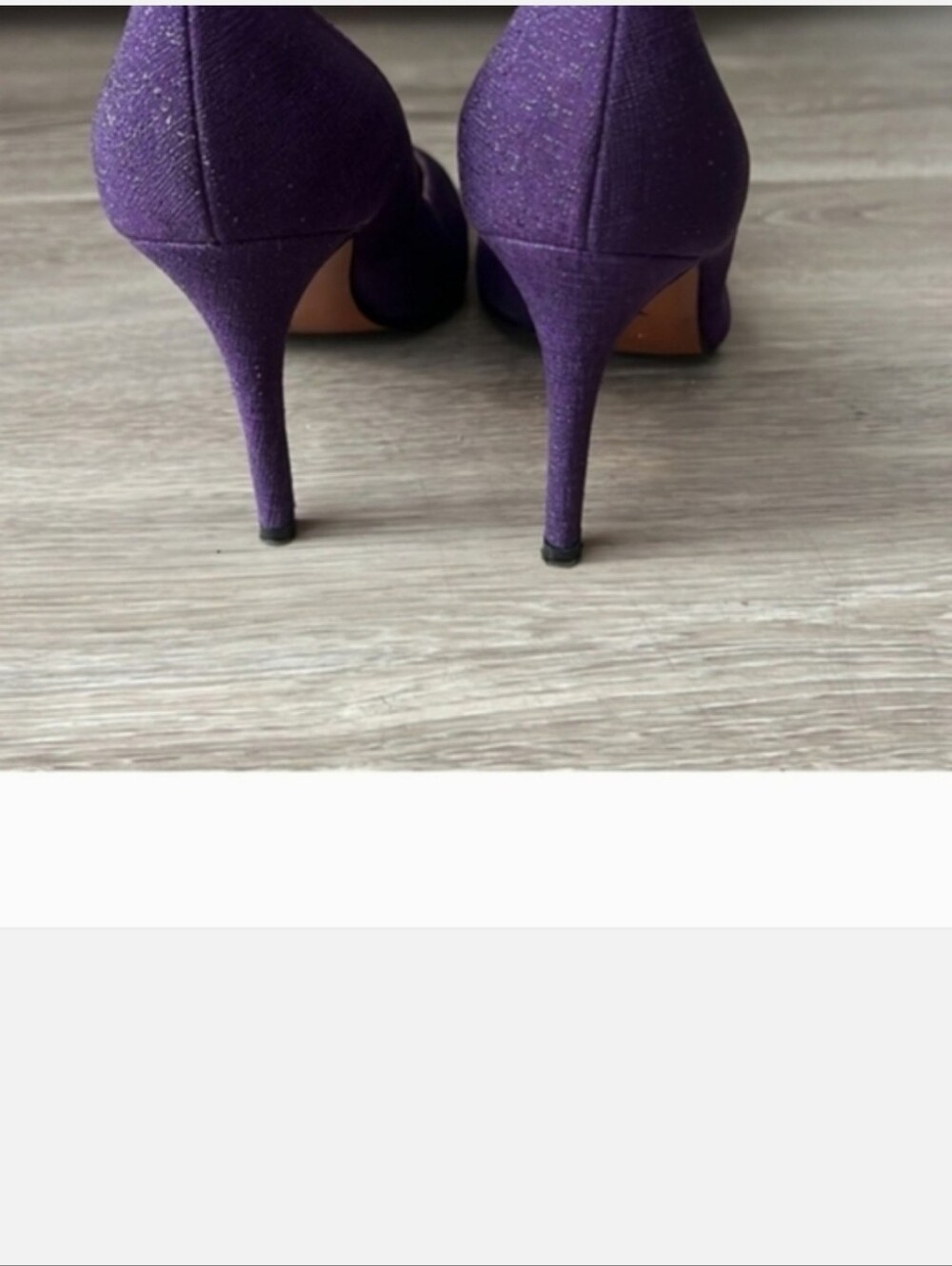 Aquatalia Purple Pointed-Toe High Heel Pumps - Picture 3 of 14